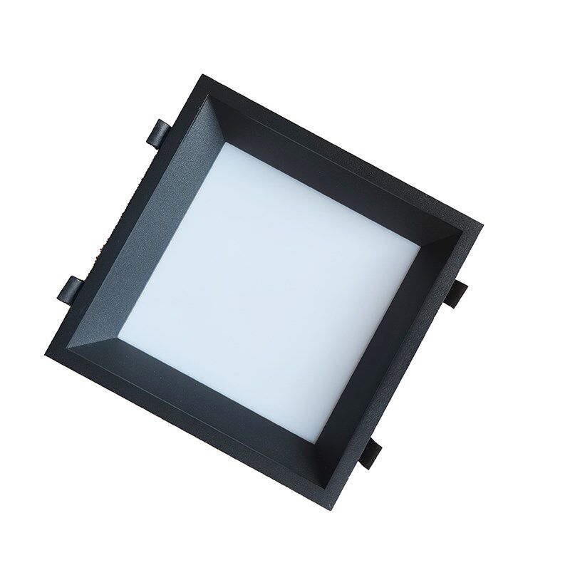 黑色蜂窝大板石膏板卡扣暗装u方形嵌入式开孔17-19吸顶灯平板灯具,家装灯饰光源,厨卫/阳台/玄关/过道吸顶灯,淘宝优惠券,粉丝福利购,淘宝优惠卷