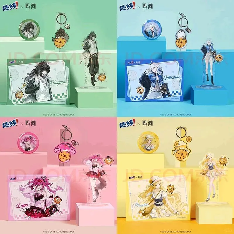 鸣潮联动趣多多菲比嘉贝莉娜立牌