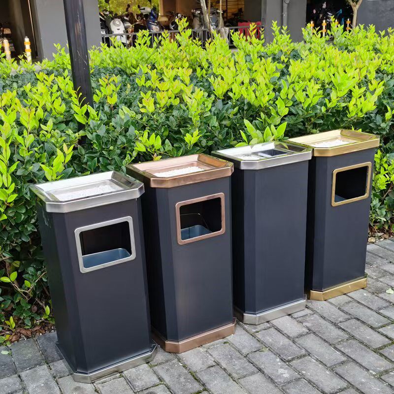 精选酒店垃圾桶大堂宾馆户外果皮桶立式办公室电梯口垃带烟灰缸灭,家庭/个人清洁工具,垃圾桶,淘宝优惠券,粉丝福利购,淘宝优惠卷