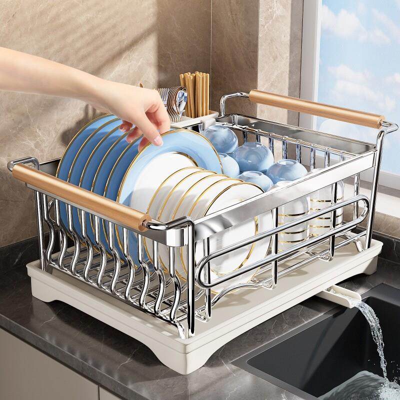沥碗架家用厨房放碗节约空间碗碟收纳架子厨房放碗筷篮置物架