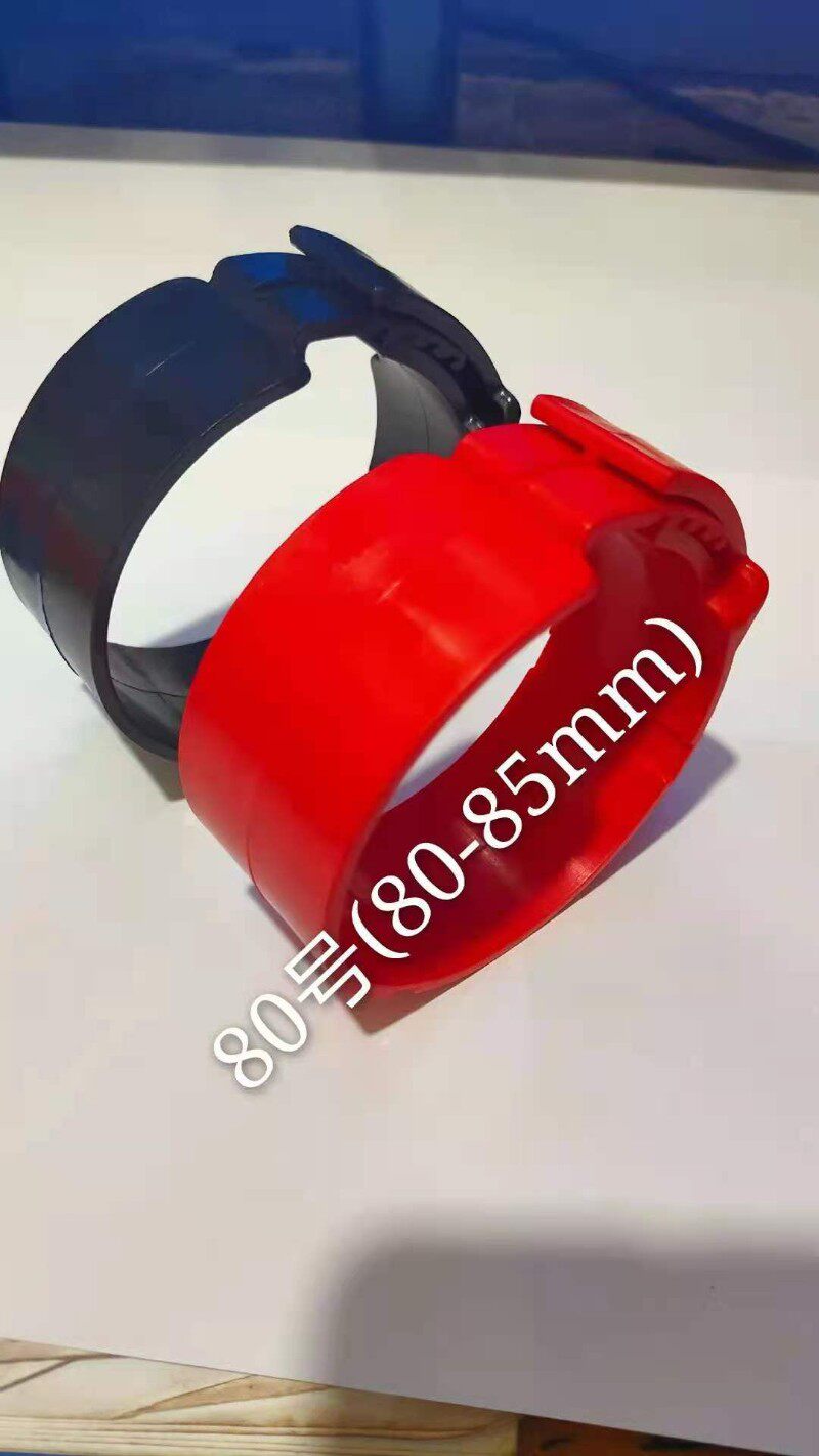 树脂管卡空调铜管吊码水管管卡pp塑料扣丝杆卡扣PVC管卡管箍秒扣