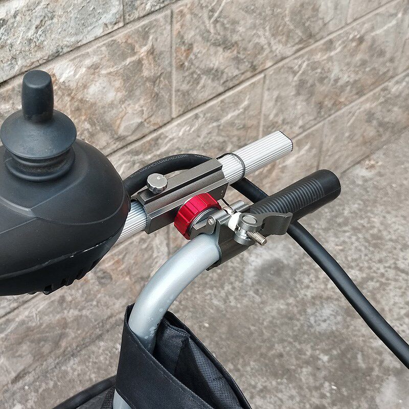 精选电动轮椅控制器支架后控夹后置托 托架卡子