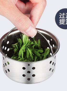 厨房水槽洗菜盆器洗碗池过滤落水器304不锈钢提篮提笼配件110