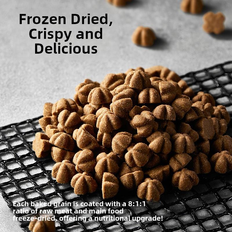 轻拍猫粮低温烤猫粮1.8公斤无谷物小猫成猫牛奶蛋糕蓝猫木偶营养