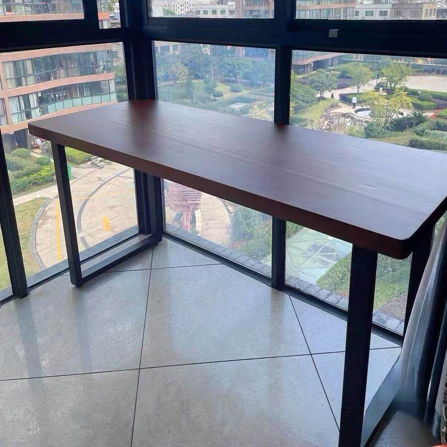 金属铁艺桌子腿桌腿支架吧台腿餐桌腿办公桌支撑柱烤漆脚架可定制