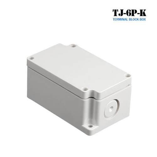 TJ-6P-K一进一出防水端子接线盒长55宽91高43户外电缆分线盒TIBOX