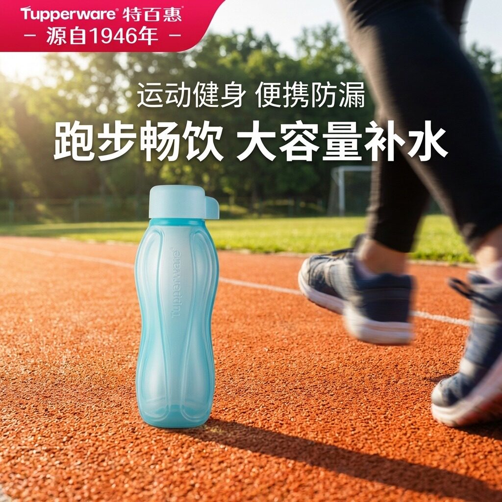 特百惠正品依可瓶310ml便携水杯豆浆燕麦牛奶杯材质高颜值防漏