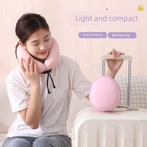 旅行记忆棉水滴小巧便携护颈u形枕廉航飞机高铁汽车睡觉护脖u型枕