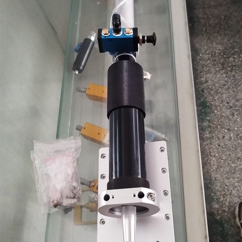 三节式硅胶套筒气缸活塞推胶器330c气动供料筒带磁环配横向点胶阀
