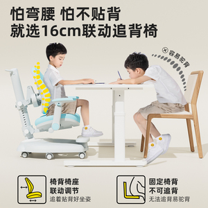 凯米熊儿童学习椅家用小学生矫正坐姿座椅可升降作业书桌写字椅子