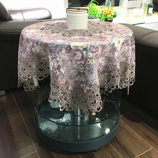 精选保险柜床头柜罩套欧式电视柜桌布盖布家用遮盖布茶几布方桌圆