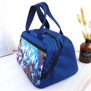 卡通饭盒袋小学生大容量手提便当包上班族便携午餐收纳包浴兜包袋