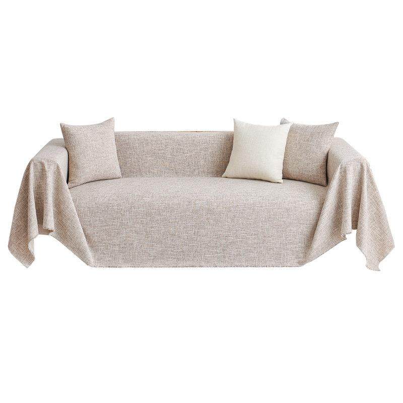 意大利ZR日式棉麻沙发巾整张全盖盖布四季通用防猫抓沙发套罩全包,居家布艺,万能盖巾,淘宝优惠券,粉丝福利购,淘宝优惠卷