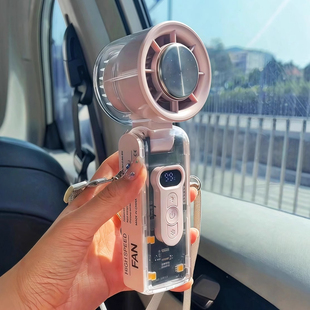 真 神器小型手持桌面大风力静音迷你扇 冰麻了 制冷风扇2025新款