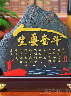 新款家舍摆轻件茶室工艺品得新中式居博古架屏风奢生意人客厅装饰