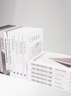 27CM可翻页装饰真书 样板房摆件摆场饰品书 简约现代摄影道具