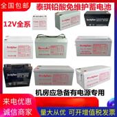 Techfine 泰琪丰蓄电池UD12V 17AH安防7.2AH9A12A24A38A40A65A100