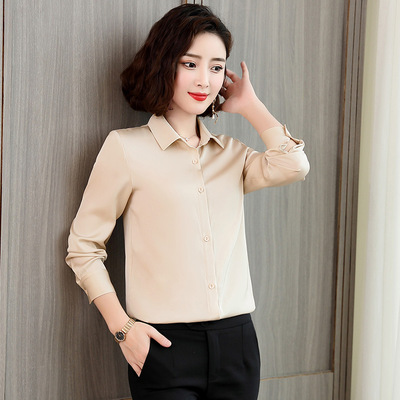 法式重磅桑蚕丝衬衫上衣女设计感2025春季新款小众高级感真丝衬衣