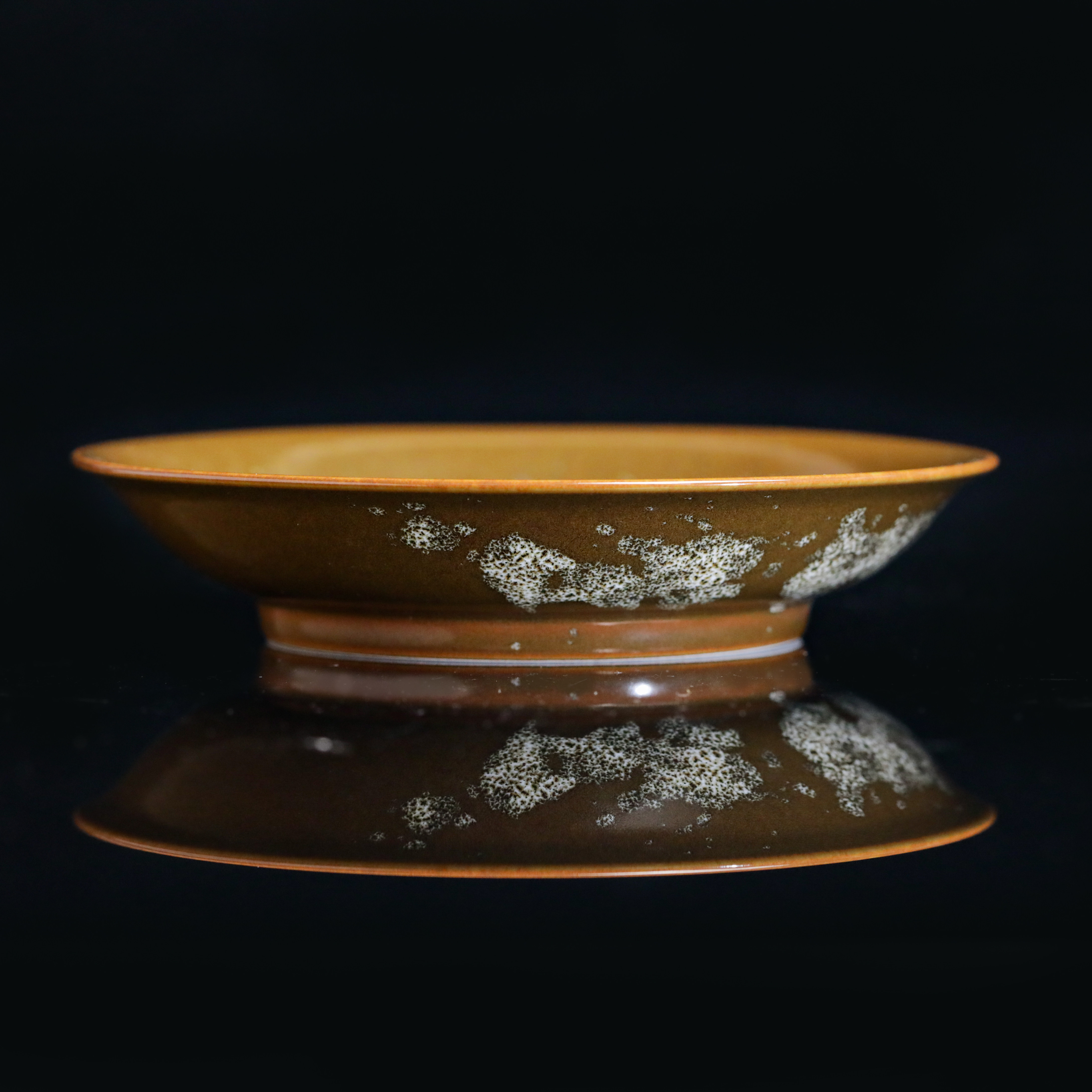 稀雀 文丘 吉州窑 茶叶末鹧鸪斑天目元宝壶承