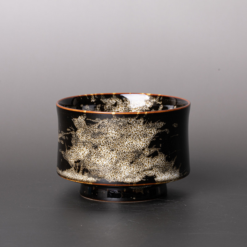 稀雀  吉州窑非遗 文丘 天目鹧鸪斑马蹄杯