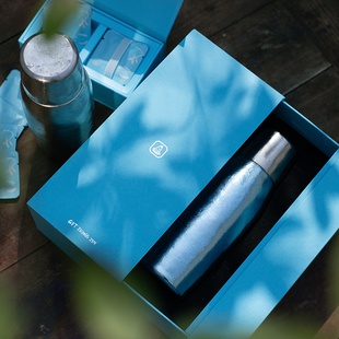 稀雀 成事好物冯唐推荐双层纯钛保温杯配双盖春夏保冷