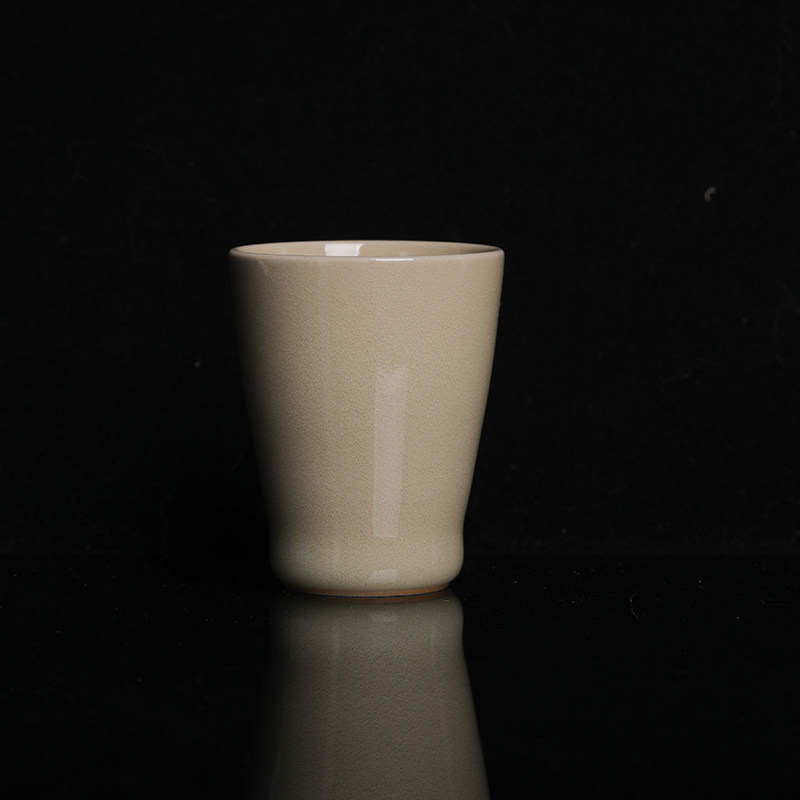 稀雀 工艺美术师周连福出品 青瓷米黄釉闻香杯