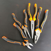 工程师工业级6寸尖头钳尖嘴钳修口钳斜口钳8寸钢丝钳克丝钳斜嘴