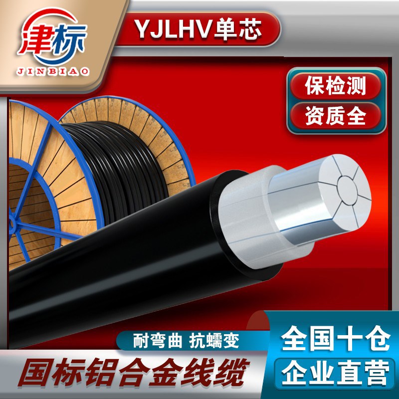 国标铝合金电缆线25 35 50 70 95 150 300平方单芯铝电缆铝线电线