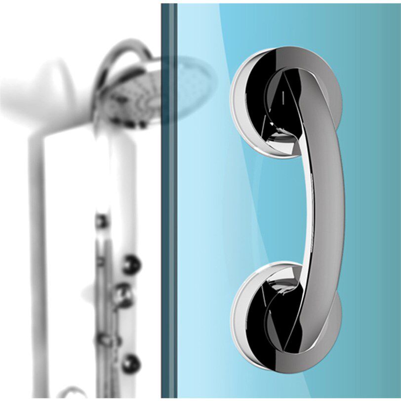 吸盘把手移门拉手免打孔冰箱窗户玻璃门拉手推拉门衣柜橱柜门把