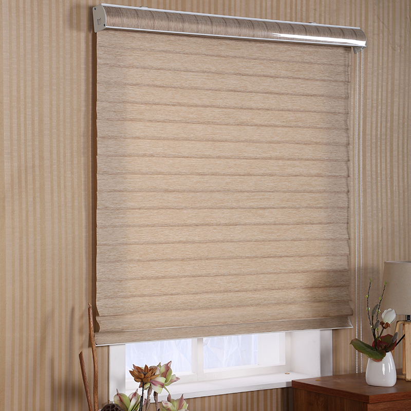 免打孔香格里拉卷帘百叶窗帘柔纱帘遮光卧室卫生间阳台工程定制