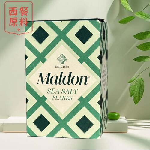 英国进口雪花盐晶片牛排面包蛋糕烘培 Maldon Sea Salt Flakes