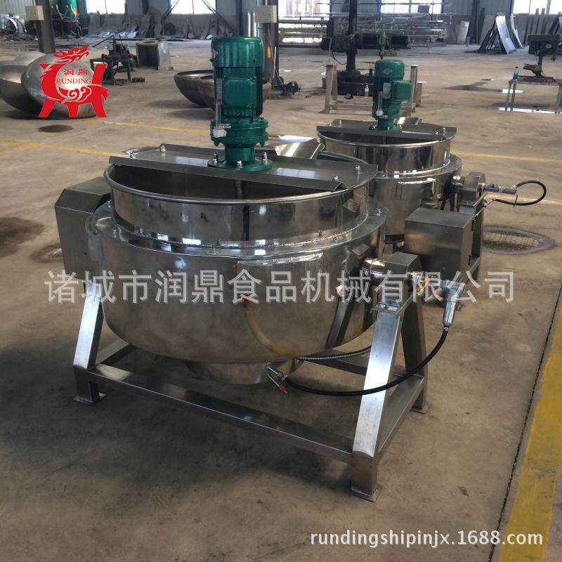 方便面酱料熬制锅食品加工生产设备电加热可控温自动刮底不糊锅