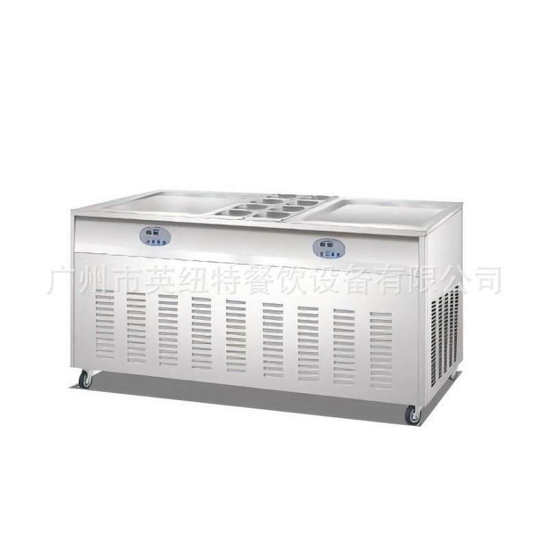 商用炒冰机厚切炒酸奶机单双锅可选摆摊冰淇淋卷设备厂家直销