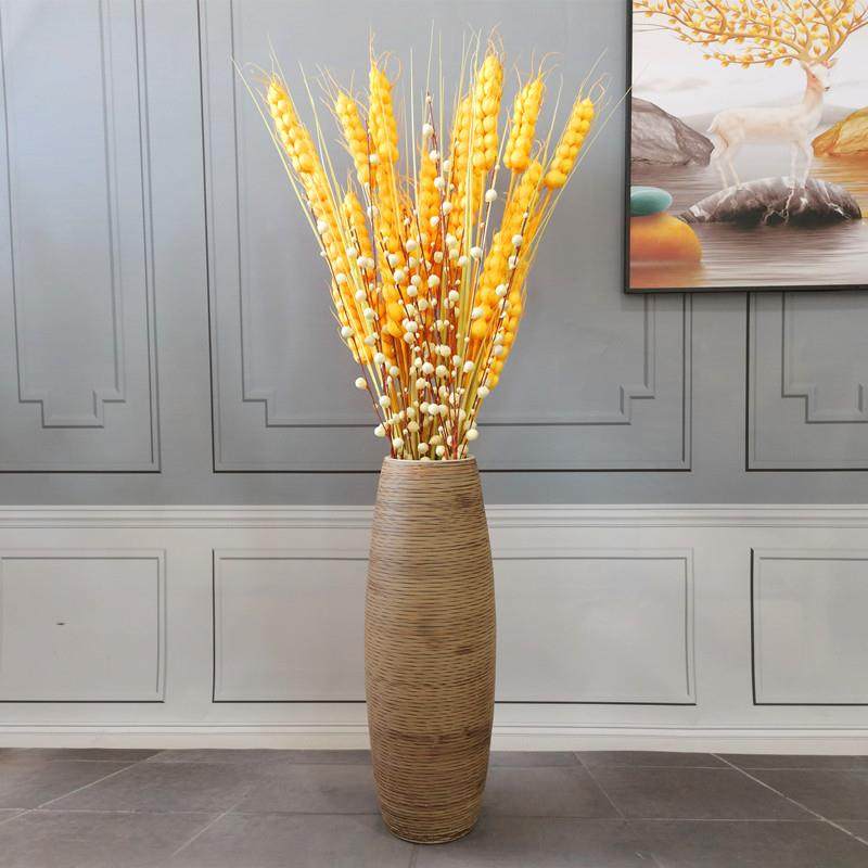 覆古陶瓷落地花瓶摆件客厅插花器大麦开 业家居高装饰品干 干燥花,家居饰品,仿真花/假花,淘宝优惠券,粉丝福利购,淘宝优惠卷