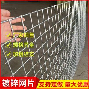 15*2镀锌铁丝网片围栏网加粗养殖网鸽舍鸟笼狗笼围网建筑钢筋网片