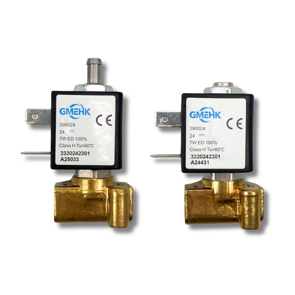 咖啡机GMEHK电磁阀食品级无铅铜蒸汽萃取电磁阀小铜阀24V替代ode