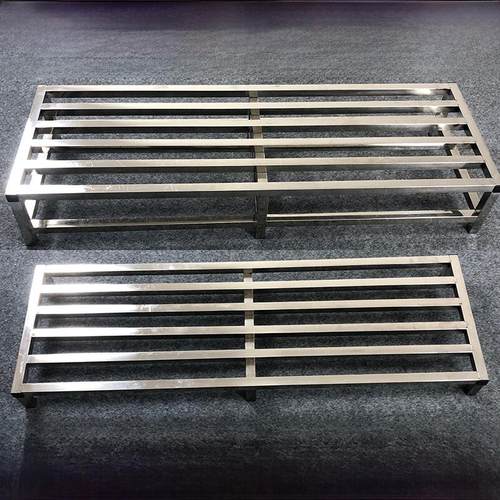 不锈钢厨房餐厅长方形15cm高学校垫高置物架鱼缸架汤桶架底架