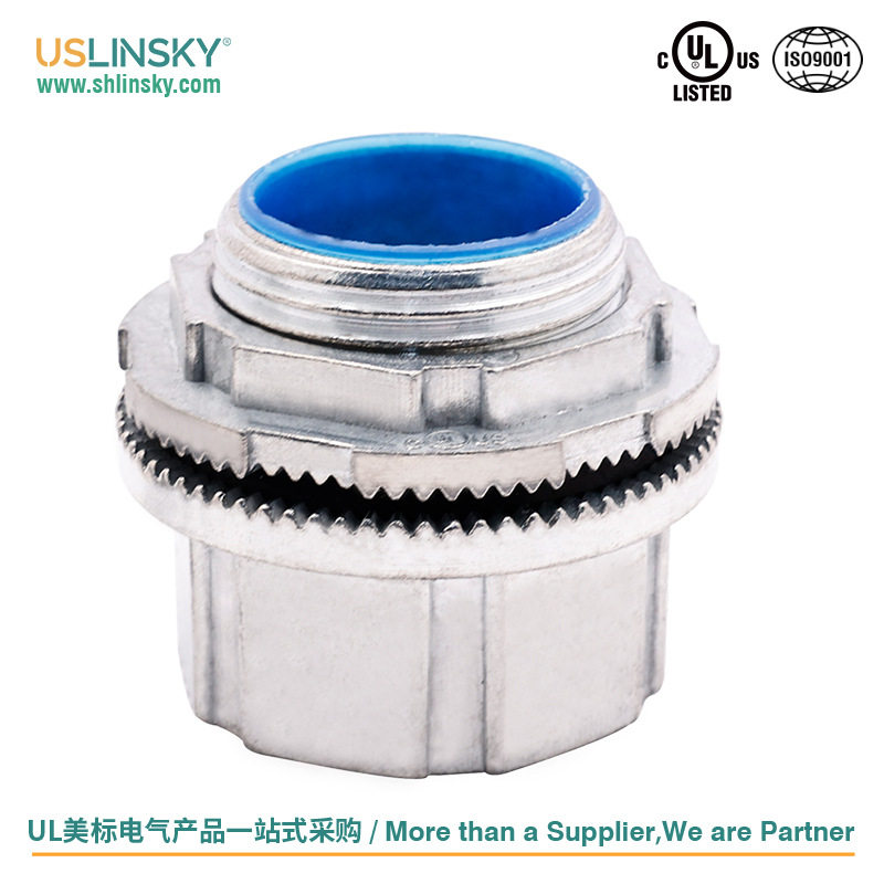 UL&CUL美规美标金属管接头镀锌钢EMT管一头接管子一头接桥架RWH15