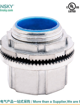 UL&CUL美规美标金属管接头镀锌钢EMT管一头接管子一头接桥架RWH15