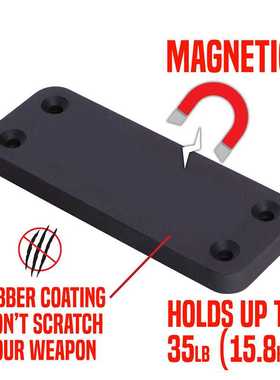 【】Quickdraw黑色枪磁Gun Magnet强磁铁枪座GLOCK支架