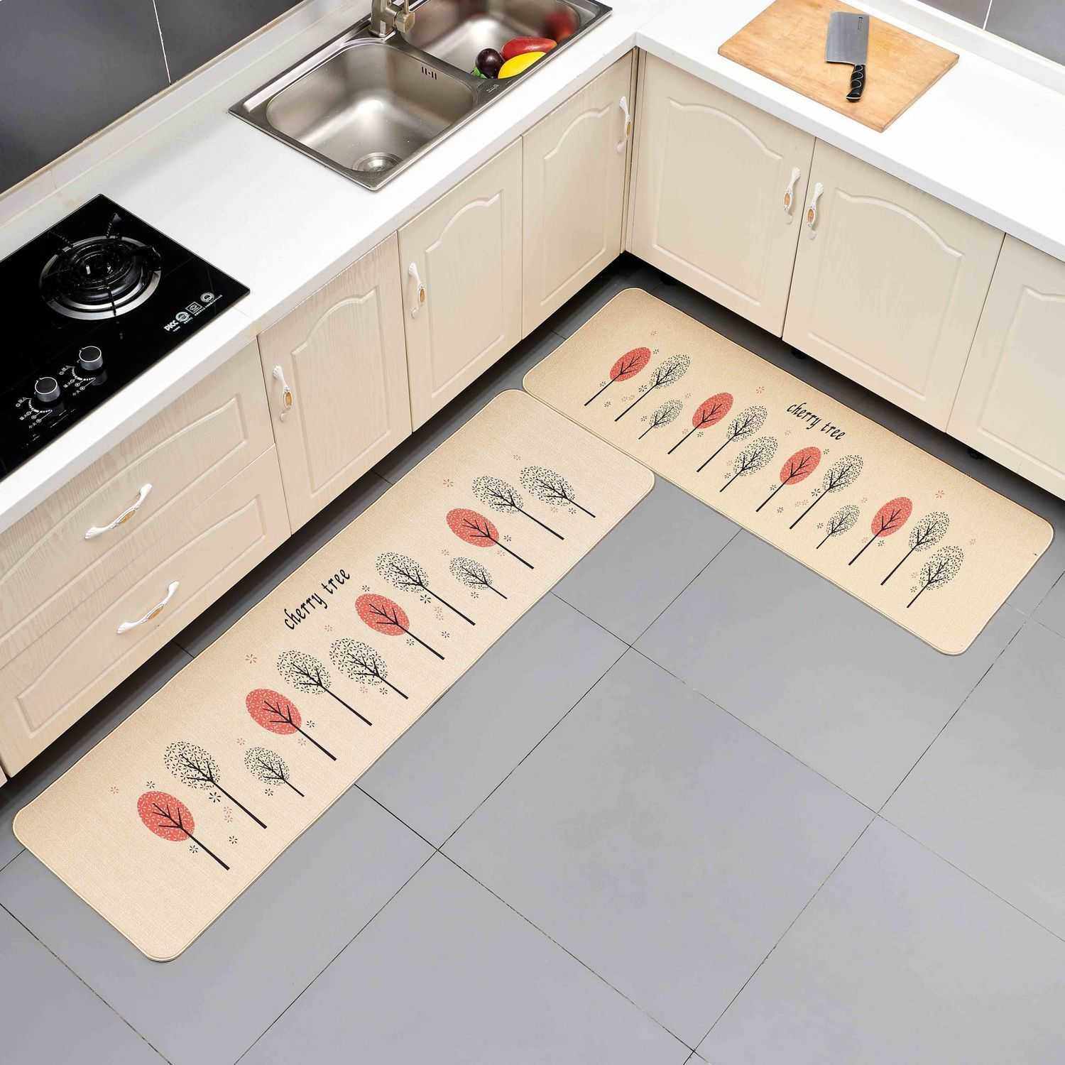 亚麻厨房地垫吸水防油卫生间脚垫卧室门口长条门垫可水洗地毯,居家布艺,厨房地垫,淘宝优惠券,粉丝福利购,淘宝优惠卷