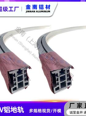 金南广东100*120RGV地轨铝型材可弯弧切角加工重型铝地轨型材