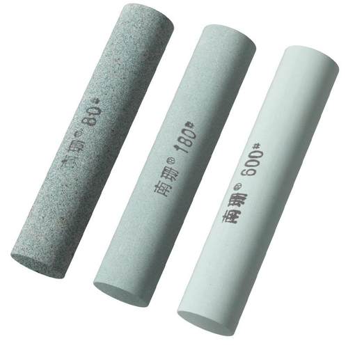 圆形油石*圆柱形精细磨刀石油石家用大号打磨抛光砂条细目