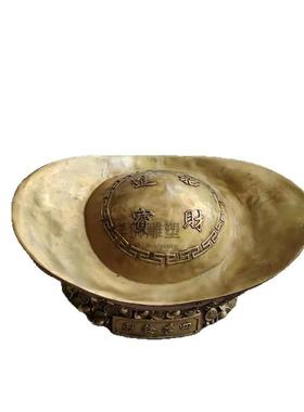 铸造纯铜仿古故宫缸大铜缸风水缸双狮头拉环缸招财进宝缸