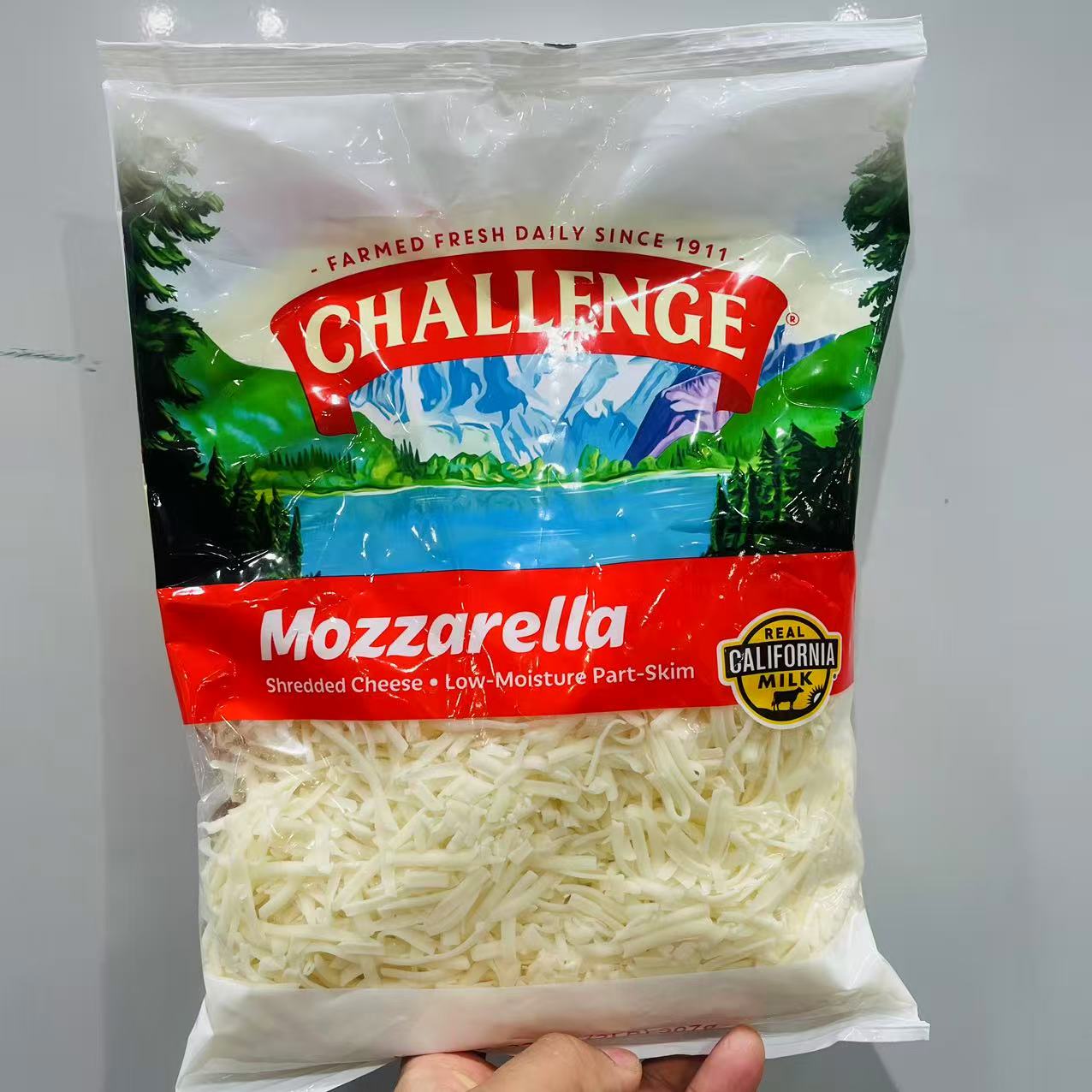 山姆 新加坡进口马苏里拉奶酪碎披萨海鲜焗饭芝士碎爆浆拉丝