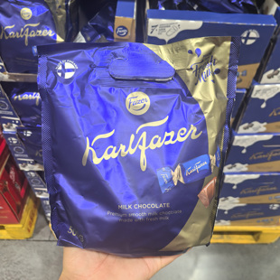 山姆芬兰进口Karl Fazer菲泽牛奶巧克力制品500g健康休闲零食