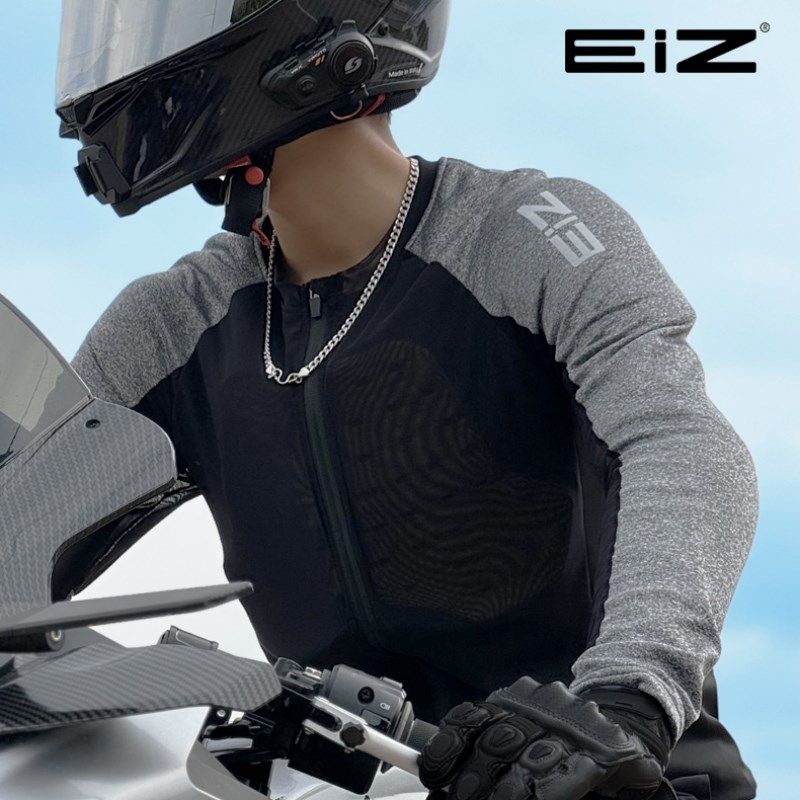 EIZ摩托车护甲衣骑行服夏季机车透气网眼防L摔轻薄赛车CE2护具男
