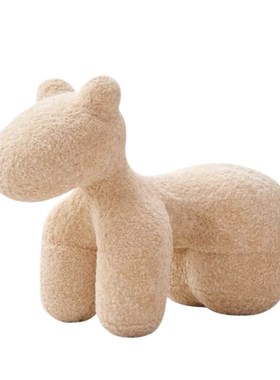 网红小马椅子动物造型座椅儿童沙发客厅装饰大O摆件落地乔迁送礼