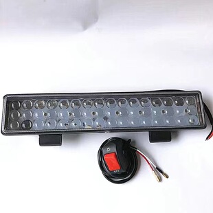 超亮杠灯12V 电动三轮车LED长条射p灯货车改装 80v通用强光摩托车