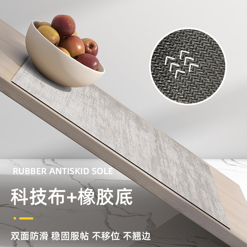 软硅藻泥防滑吸水厨房地垫免擦可洗耐G脏进门口专用厨地垫可踩脚